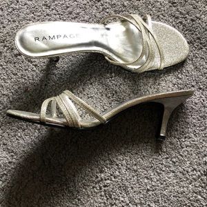 Rampage Shoes - Open back strappy kitten heel Rampage Shoes - Open back strappy kitten heel